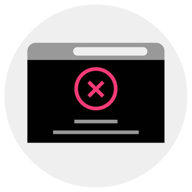 tarayıcı pencere simgesi. düz dizayn. vektör illüstrasyonu. 