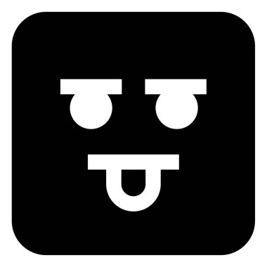 emoji yüz simgesi vektör çizimi tasarımı