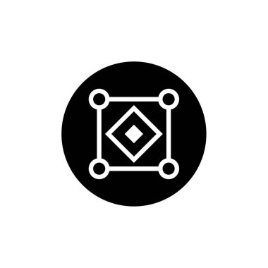 Modern b 'nin vektör illüstrasyonu eksik simgesi