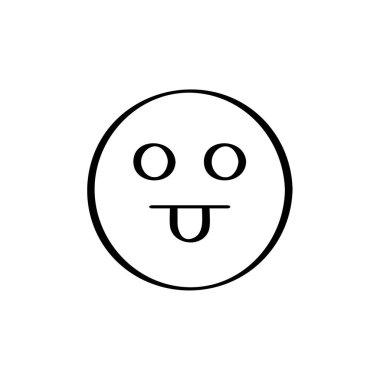 emoji yüz simgesi vektör çizimi tasarımı