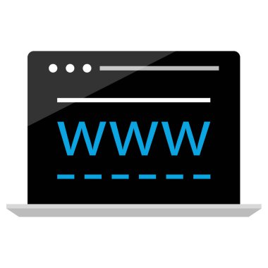 İnternetten alışveriş. Web simgesi