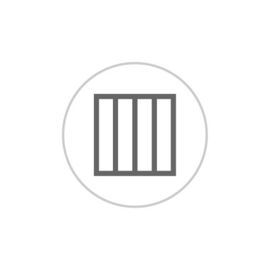 Modern b 'nin vektör illüstrasyonunda barkodun eksik simgesi