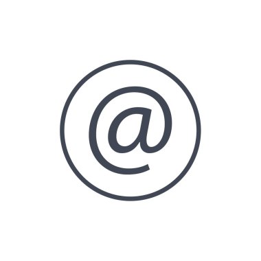 E-posta simgesi simgesi, vektör çizim