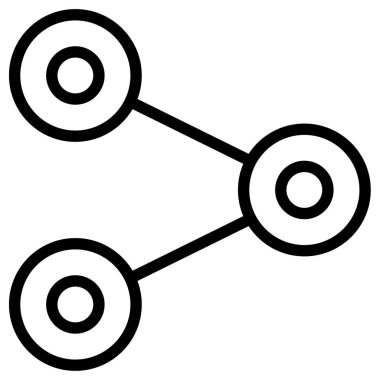 veri web simgesi, vektör illüstrasyonunu paylaş