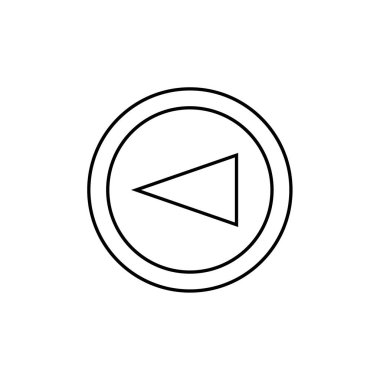 çalma tuşu, vektör illüstrasyonu