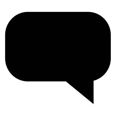 Konuşma balonu. Web simgesi