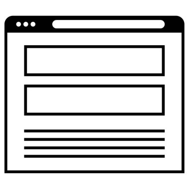 wirefram simgesi vektör illüstrasyonu