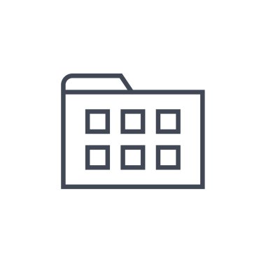 Takvim simgesi vektör illüstrasyonu