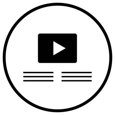 Video kamera. Basit resimleme