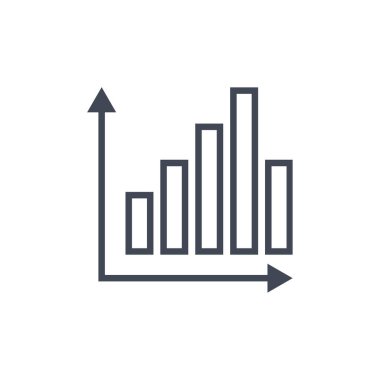 grafik ikonu vektör illüstrasyonu