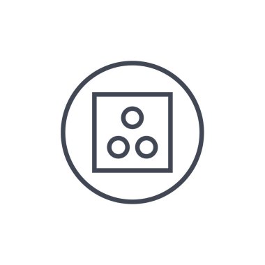 Para simgesinin vektör illüstrasyonu