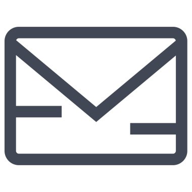 Mektup. Web simgesi basit illüstrasyon