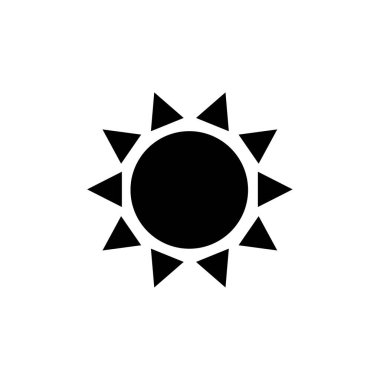 Güneş Simgesi Vektör illüstrasyonu