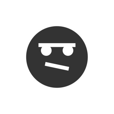 emoji yüz simgesi vektör çizimi tasarımı