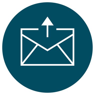 E- posta simgesi vektör illüstrasyonu