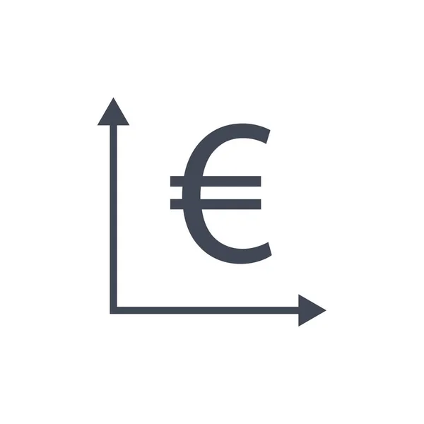 Dolar Sembollü Euro Işareti — Stok Vektör