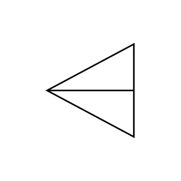 在白色背景上孤立的箭头图标向量 — 图库矢量图片