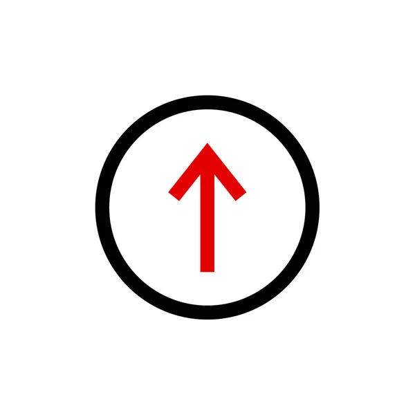 Flecha Icono Web Ilustración Simple — Archivo Imágenes Vectoriales