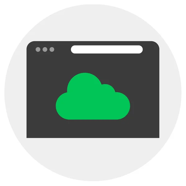 Cloud Data Storage File Download Upload Sync Mobile App Glifo — Archivo Imágenes Vectoriales