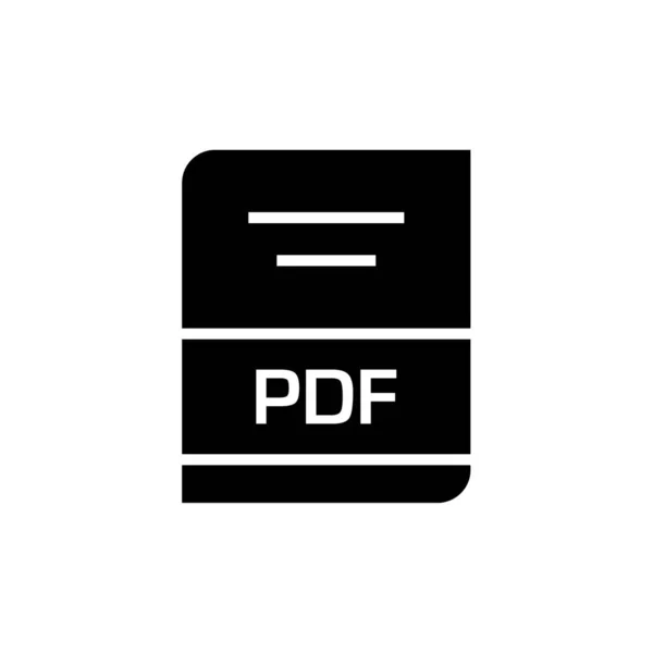 Pdf Extension Document Name — Stock Vector