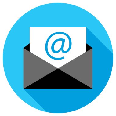 E- posta simgesi vektör illüstrasyonu