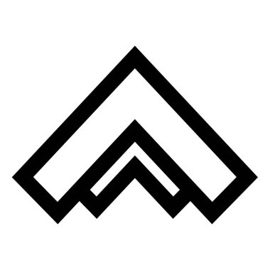 Ok. Web simgesi basit illüstrasyon