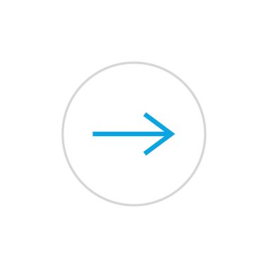 ok simgesi vektör illüstrasyonu