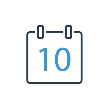 Takvim simgesi vektör illüstrasyon tasarımı