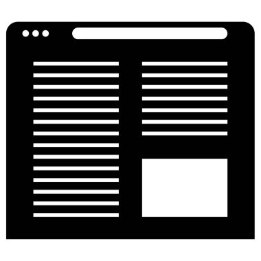 Kitap. Web simgesi basit illüstrasyon