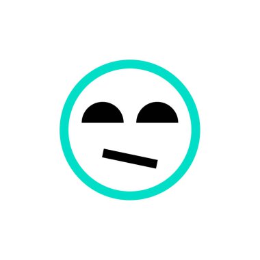 yüz simgesi illüstrasyonu izole vektör işareti