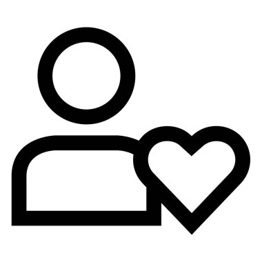 kullanıcı. Web simgesi basit illüstrasyon