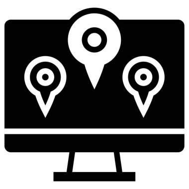 GPS navigasyon. Basit resimleme