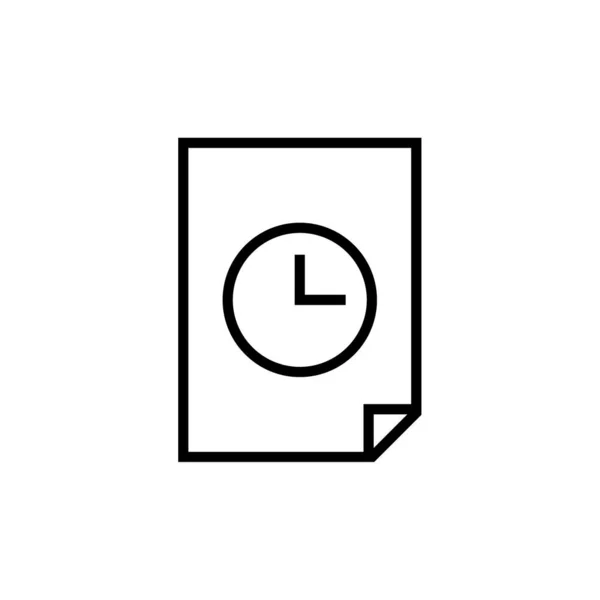 时钟图标矢量插图 — 图库矢量图片