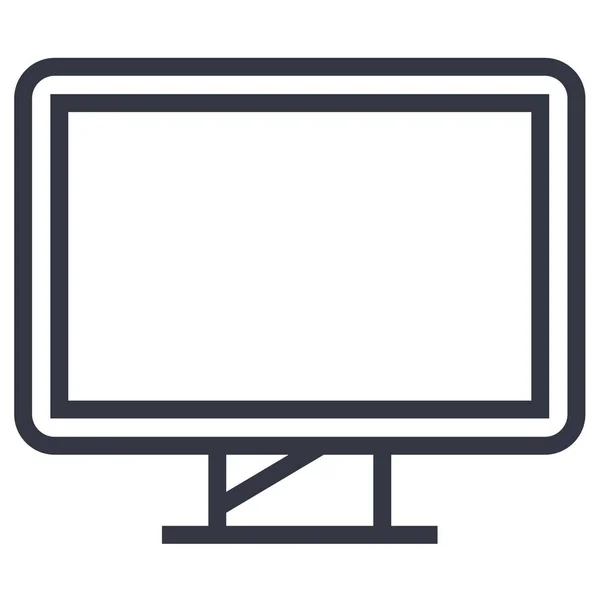 Lcd Screen Simple Design — Stock Vector