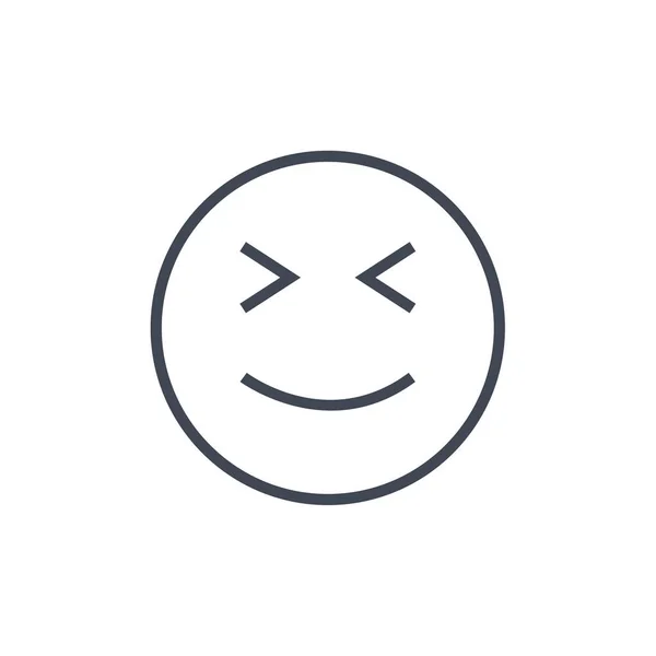 Gesicht Emoticon Symbol Vektor Illustration — Stockvektor