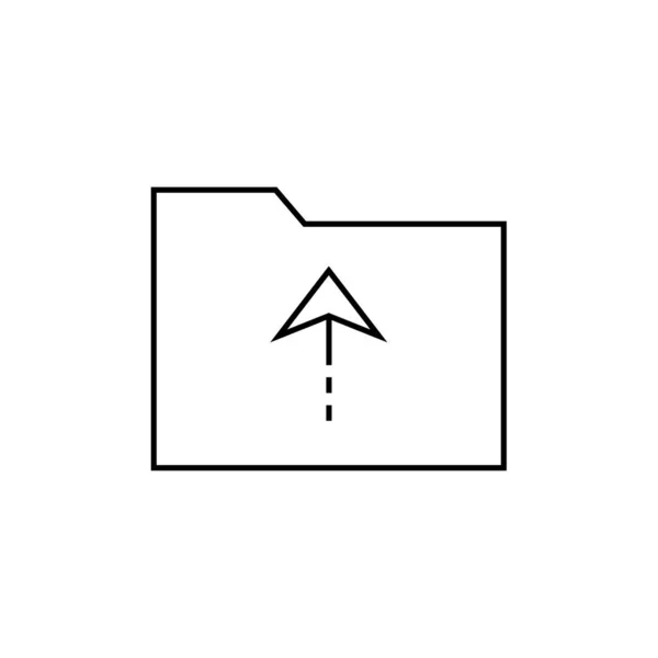 Ordner Vektor Symbol Abbildung — Stockvektor