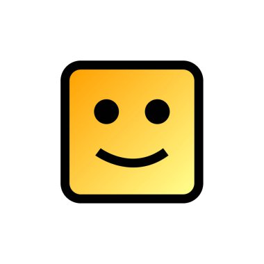 Gülümse ikon vektörü. Gülümse. emoji