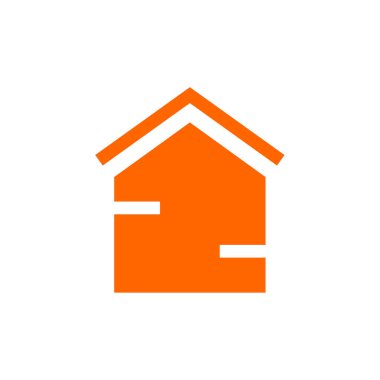 Emlak konsepti, basit ev simgesi 