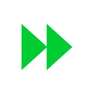 ok simgesi, vektör illüstrasyonu