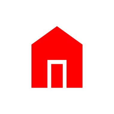 Emlak konsepti, basit ev simgesi 