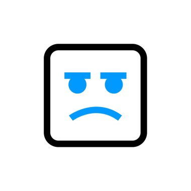 emoji simgesinin vektör çizimi      