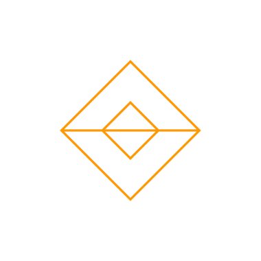 üçgen geometrik sembol vektörü