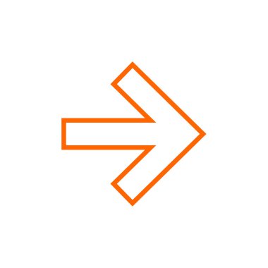 ok simgesi, vektör illüstrasyonu