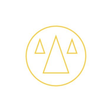 Modern simgenin vektör illüstrasyonu