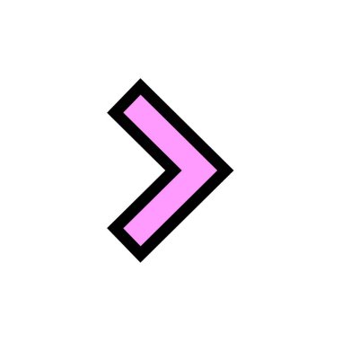 ok simgesi, vektör illüstrasyonu