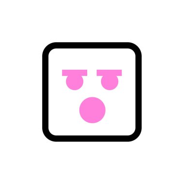 emojinin vektör illüstrasyonu, simge simgesi     