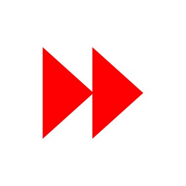 ok simgesi, vektör illüstrasyonu