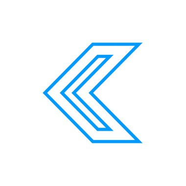 ok simgesi, vektör illüstrasyonu