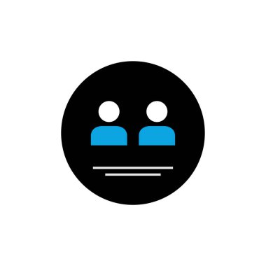 takım düz renk vektörü simgesi