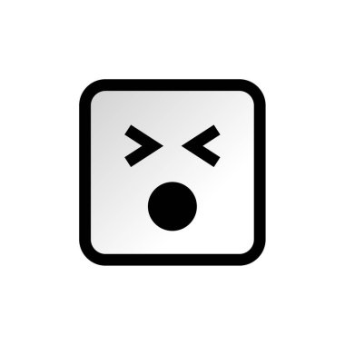 emojinin vektör illüstrasyonu, simge simgesi     